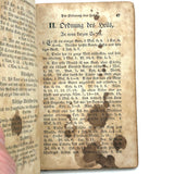 Book As Object, Mid 1800s PA German Catechism with Best Hand Blocked Paper Covers
