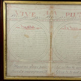 Viva La Plume! Rhoda Goodrich's Early 19th Century Red and Black Ink Penmanship Sampler