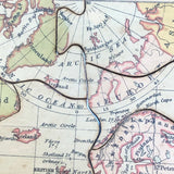 Hamley Bros. London Rare c. 1880 "Dissected Map" of the World Puzzle in Original Box