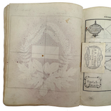 Treasure Trove of a 1879-80 Monticello, Iowa Drawing and Watercolor Book, with Loose Drawings Too