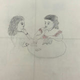 Treasure Trove of a 1879-80 Monticello, Iowa Drawing and Watercolor Book, with Loose Drawings Too