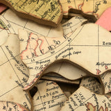 Hamley Bros. London Rare c. 1880 "Dissected Map" of the World Puzzle in Original Box