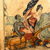 Hamley Bros. London Rare c. 1880 "Dissected Map" of the World Puzzle in Original Box