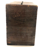 Lovingly Crafted and Very Useful Five Drawer Cigar Box and Crate Wood Chest, 1931