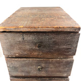 Lovingly Crafted and Very Useful Five Drawer Cigar Box and Crate Wood Chest, 1931