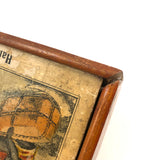 Hamley Bros. London Rare c. 1880 "Dissected Map" of the World Puzzle in Original Box