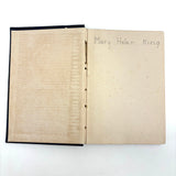 Mary Helen King's Wonderful "Hard Word Dictionary" with Hand-written Definitions and Drawings, 1940