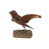 Wonderful Old Folk Art Carved Swallow Tail Bird, Signed Adams