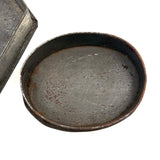 Oval, Triangle, Diamond, Set of Three Early Flat Bottom Tin Cutters
