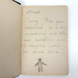 Mary Helen King's Wonderful "Hard Word Dictionary" with Hand-written Definitions and Drawings, 1940