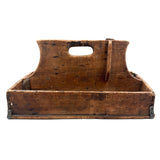 Mended and Mended and Mended Again, Very Much Loved 19th Century Wooden Carrier