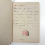 Mary Helen King's Wonderful "Hard Word Dictionary" with Hand-written Definitions and Drawings, 1940
