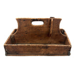 Mended and Mended and Mended Again, Very Much Loved 19th Century Wooden Carrier