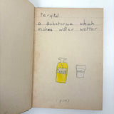 Mary Helen King's Wonderful "Hard Word Dictionary" with Hand-written Definitions and Drawings, 1940