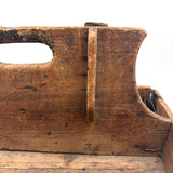 Mended and Mended and Mended Again, Very Much Loved 19th Century Wooden Carrier