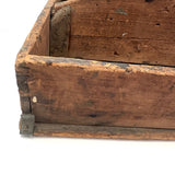 Mended and Mended and Mended Again, Very Much Loved 19th Century Wooden Carrier