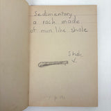 Mary Helen King's Wonderful "Hard Word Dictionary" with Hand-written Definitions and Drawings, 1940