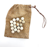 As Found, Very Sweet: Antique China Marbles in Hand-sewn Calico Pouch