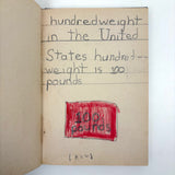 Mary Helen King's Wonderful "Hard Word Dictionary" with Hand-written Definitions and Drawings, 1940