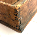Mended and Mended and Mended Again, Very Much Loved 19th Century Wooden Carrier