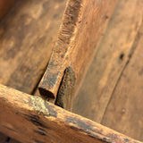 Mended and Mended and Mended Again, Very Much Loved 19th Century Wooden Carrier