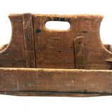 Mended and Mended and Mended Again, Very Much Loved 19th Century Wooden Carrier
