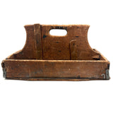Mended and Mended and Mended Again, Very Much Loved 19th Century Wooden Carrier
