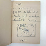 Mary Helen King's Wonderful "Hard Word Dictionary" with Hand-written Definitions and Drawings, 1940