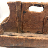 Mended and Mended and Mended Again, Very Much Loved 19th Century Wooden Carrier
