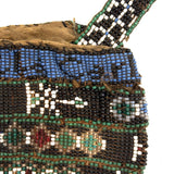 Like a Sampler, Marietta Carl's (?) Unusual and Special 1832 Strip Beaded, Silk Lined Pouch