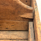 Mended and Mended and Mended Again, Very Much Loved 19th Century Wooden Carrier