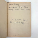 Mary Helen King's Wonderful "Hard Word Dictionary" with Hand-written Definitions and Drawings, 1940