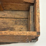 Mended and Mended and Mended Again, Very Much Loved 19th Century Wooden Carrier