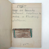 Mary Helen King's Wonderful "Hard Word Dictionary" with Hand-written Definitions and Drawings, 1940