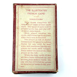 The Illustrated French Game, Very Scarce and Lovely Rummy Type Antique French Vocabulary Game