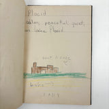 Mary Helen King's Wonderful "Hard Word Dictionary" with Hand-written Definitions and Drawings, 1940