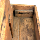 Mended and Mended and Mended Again, Very Much Loved 19th Century Wooden Carrier