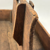Mended and Mended and Mended Again, Very Much Loved 19th Century Wooden Carrier