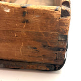Mended and Mended and Mended Again, Very Much Loved 19th Century Wooden Carrier