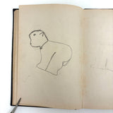 Mary Helen King's Wonderful "Hard Word Dictionary" with Hand-written Definitions and Drawings, 1940