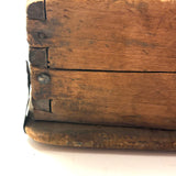 Mended and Mended and Mended Again, Very Much Loved 19th Century Wooden Carrier