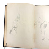 Mary Helen King's Wonderful "Hard Word Dictionary" with Hand-written Definitions and Drawings, 1940