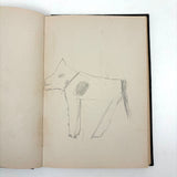 Mary Helen King's Wonderful "Hard Word Dictionary" with Hand-written Definitions and Drawings, 1940