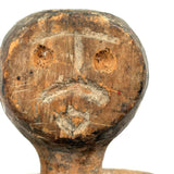 Much Loved Sweetly Frowning Antique Jointed Man with Tenderly Added Legs