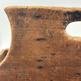 Mended and Mended and Mended Again, Very Much Loved 19th Century Wooden Carrier