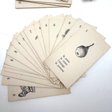 The Illustrated French Game, Very Scarce and Lovely Rummy Type Antique French Vocabulary Game