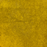 Hold to Light! Very Finely Pinpricked Leaf with Face on Yellow Paper, Earlier 19th Century
