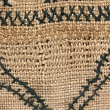 Very Naive 19th Century New England Alphabet Sampler with Zig Zag on (Equally Expressive) Homespun