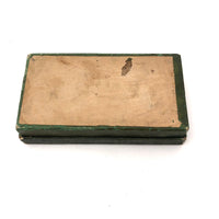 Victorian Paper Covered Box with Theorem Painted Pears on Branch