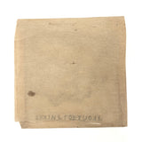 Spain & Portugal, Miniature 19th Century American Hand-drawn Ink Map with Tissue Border/Overlay